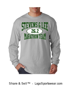 Slong Sleeve Silver Marathon T-Shirt Design Zoom